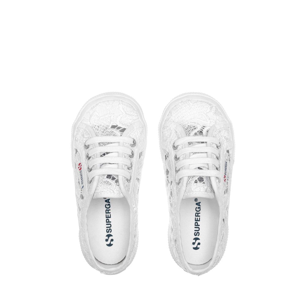 Superga 2750 Macrame White Sneakers - Kids Sneakers USA | US9753422